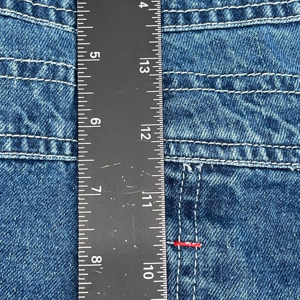 Mickey Unlimited Jerry Leigh Denim Shortalls XL Blue Mickey Mouse Overalls - Picture 6 of 8